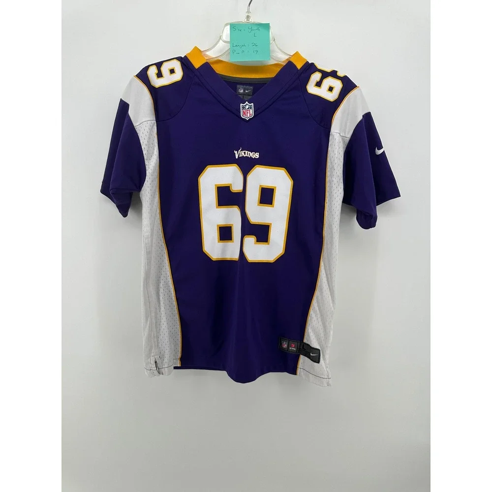 Nike Minnesota Vikings Jared Allen 69 Jersey Kids Youth L Purple NFL Football